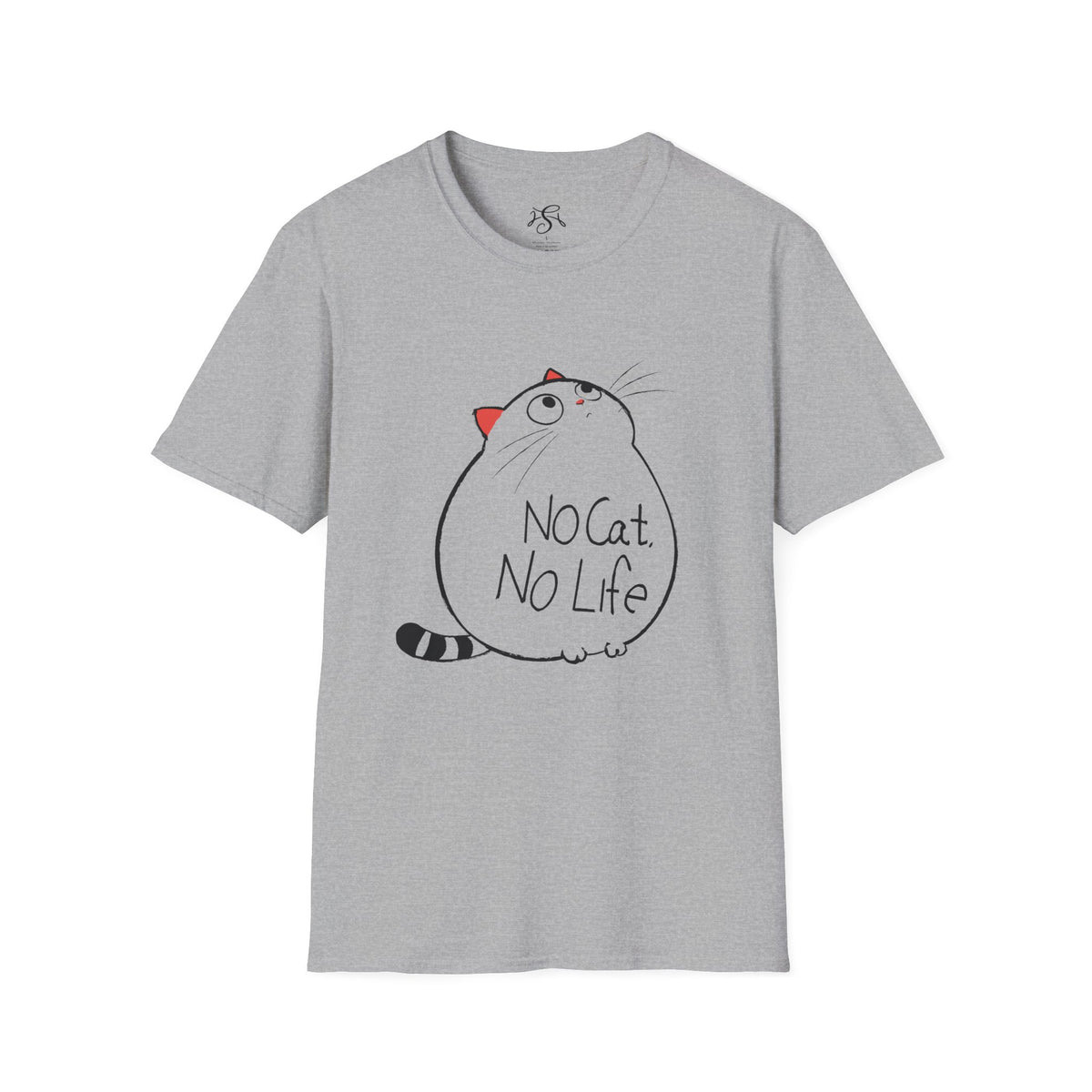 “No Cat, No Life" Cute Cat Lover Tee
