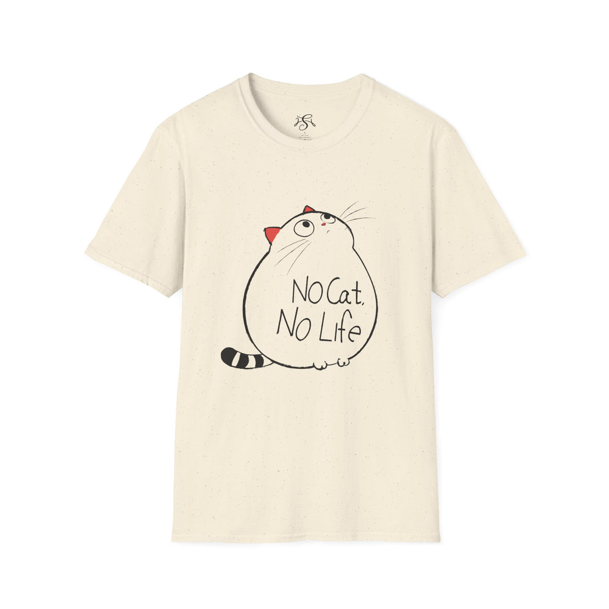 “No Cat, No Life" Cute Cat Lover Tee