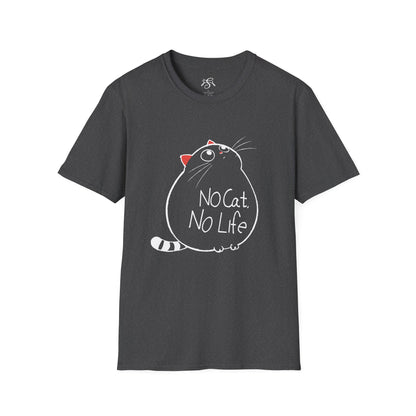 “No Cat, No Life" Cute Cat Lover Tee