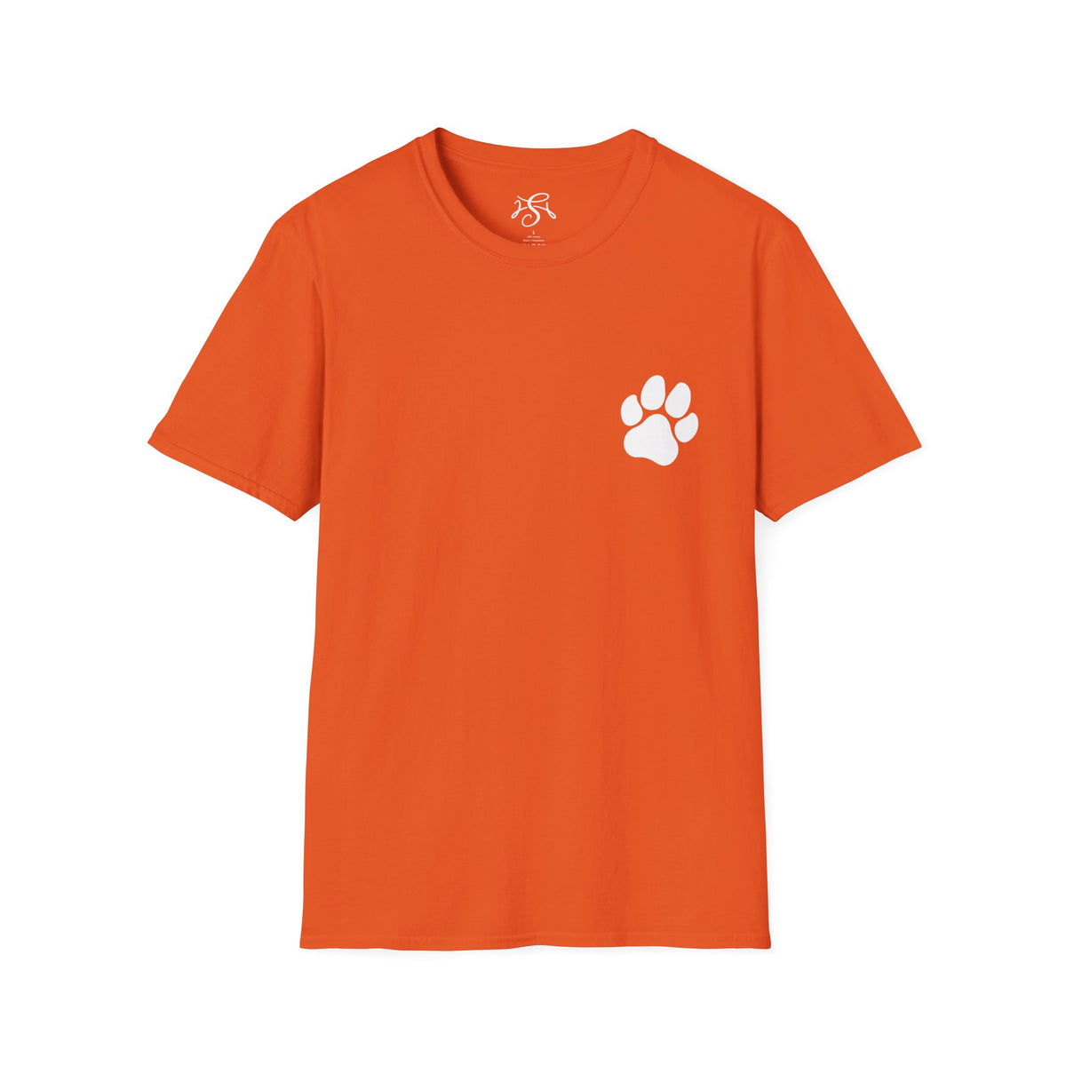 Unisex Paw Print Pocket T‑Shirt — Cute Minimal Pet Lover Tee