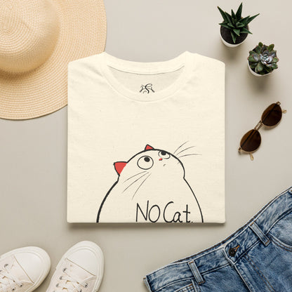 “No Cat, No Life" Cute Cat Lover Tee