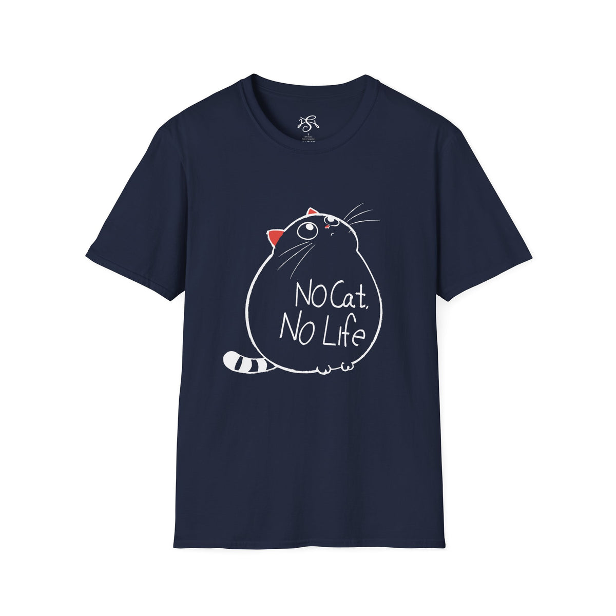 “No Cat, No Life" Cute Cat Lover Tee