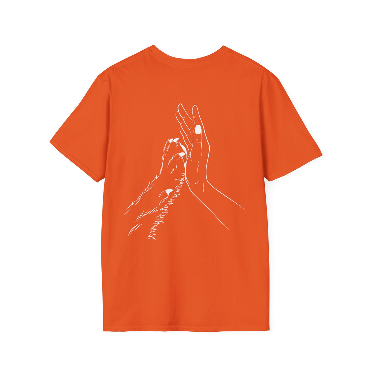 Unisex Paw Print Pocket T‑Shirt — Cute Minimal Pet Lover Tee