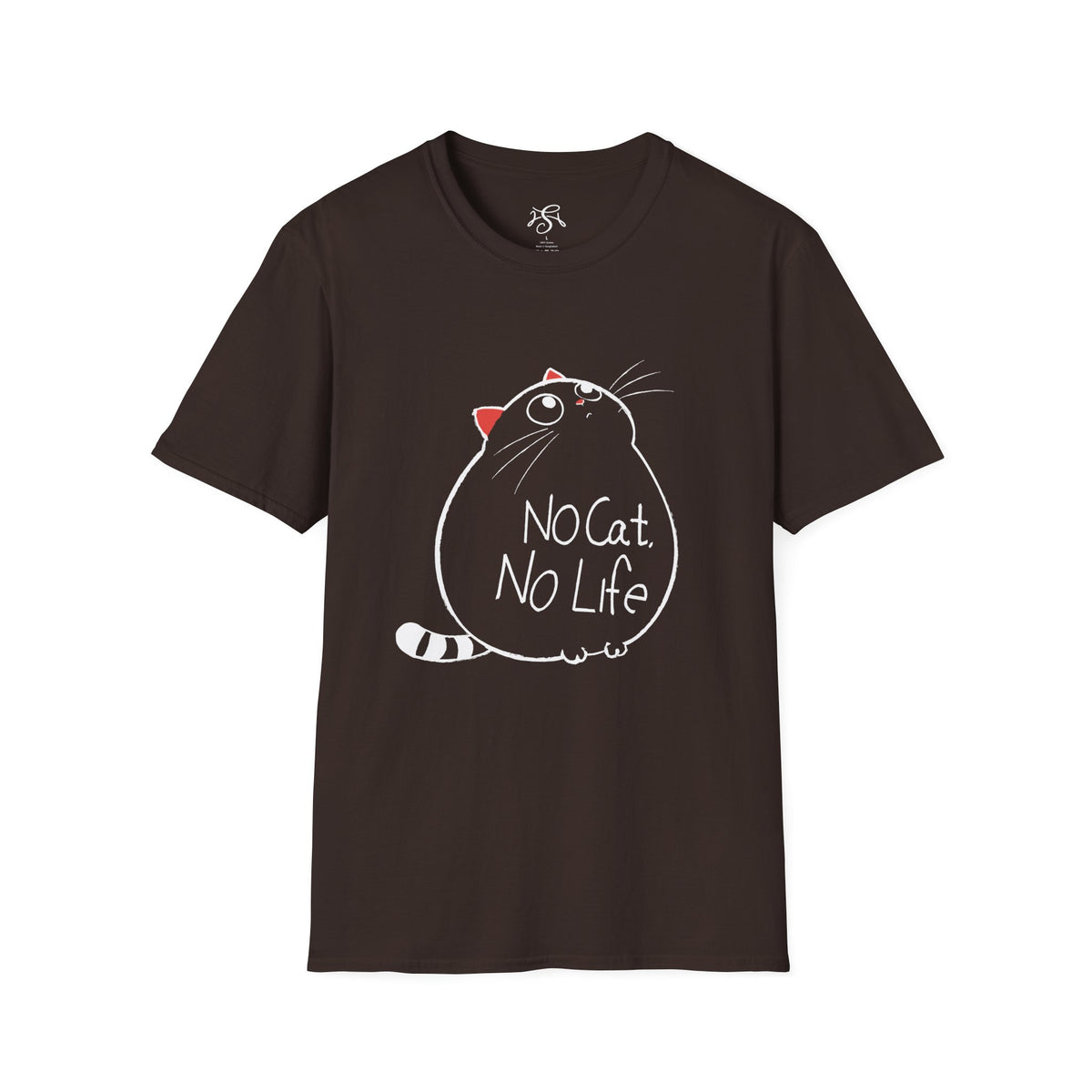 “No Cat, No Life" Cute Cat Lover Tee