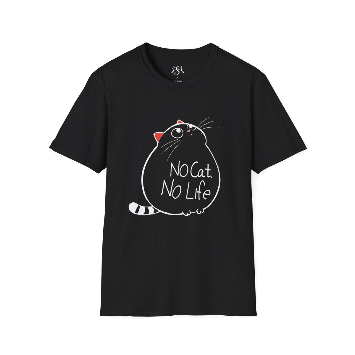 “No Cat, No Life" Cute Cat Lover Tee
