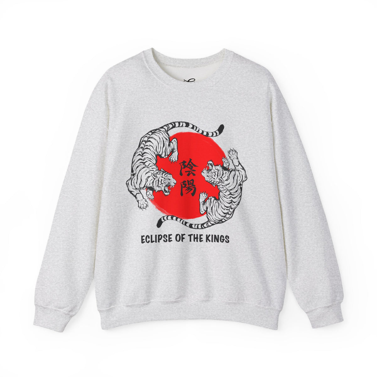 Crewneck Sweatshirt — Eclipse of the Kings Tiger Sun Graphic