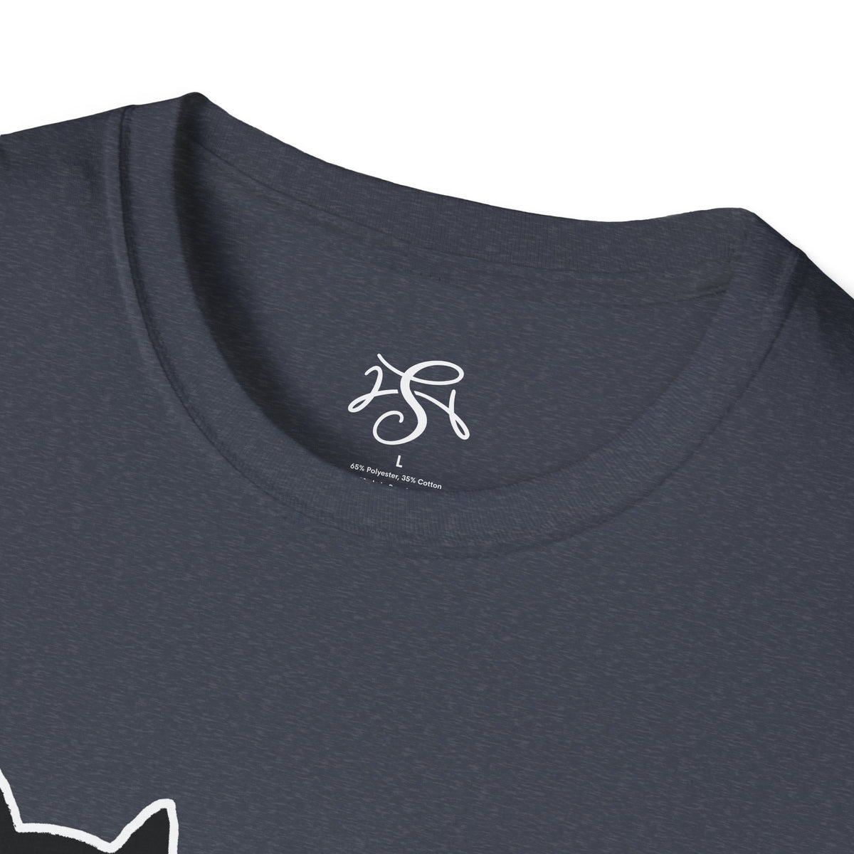 Unisex Cute Doodle Cat T-Shirt — Whimsical Black Cat Graphic Tee